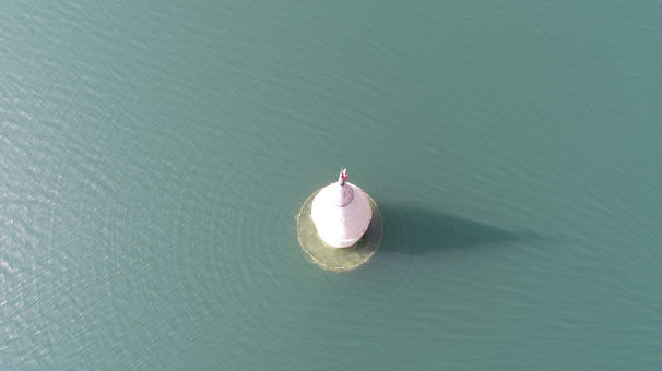 Yalnız minare havadan görüntülendi