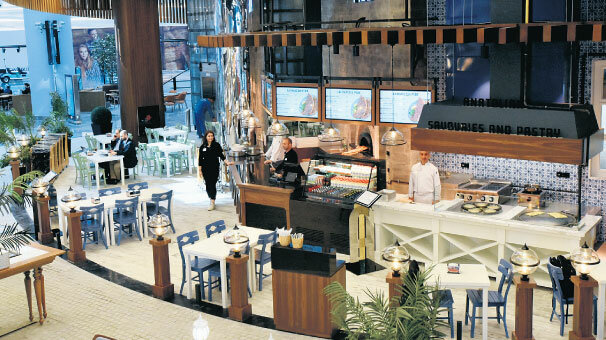 Yeni havalimanına 10 restoranla girdi