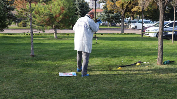 Yer: Kayseri! Parkta korku dolu anlar