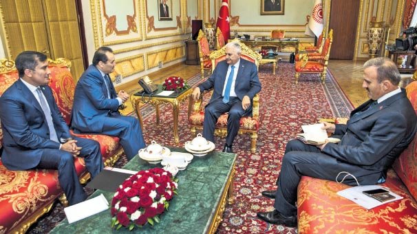 Yıldırım, TRT Genel Müdürü’nü kabul etti