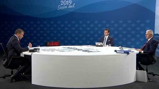 Yıldırım ve İmamoğlu canlı yayında karşı karşıya geldi