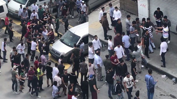 Yumruk ve tekmeler havada uçtu!