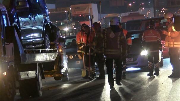 Zeytinburnu'nda aynı noktada iki kaza